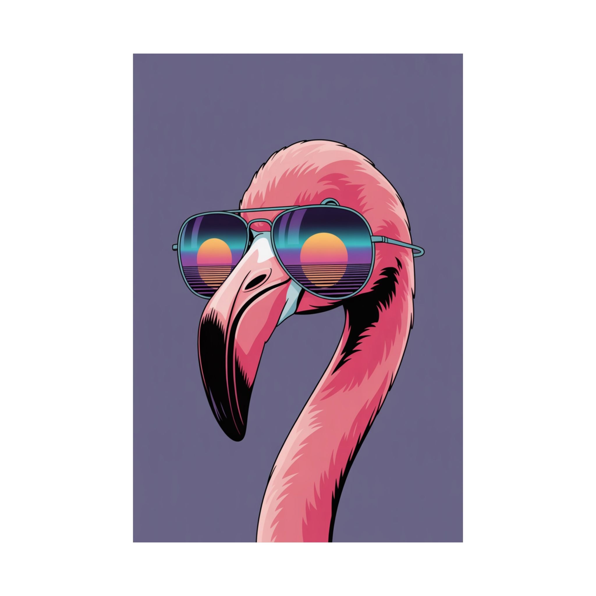 Retro Vice Flamingo