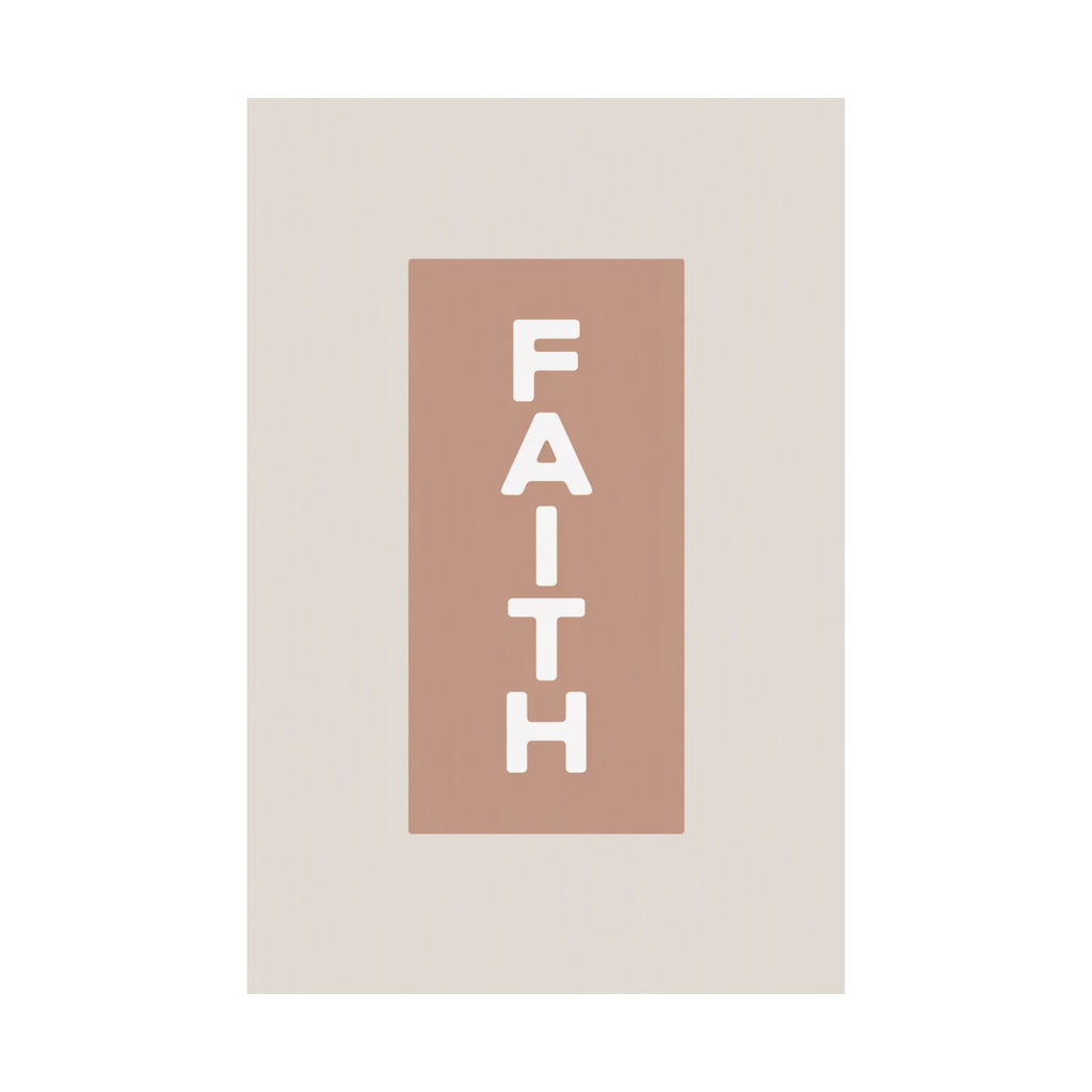 Minimalist Faith Pillar