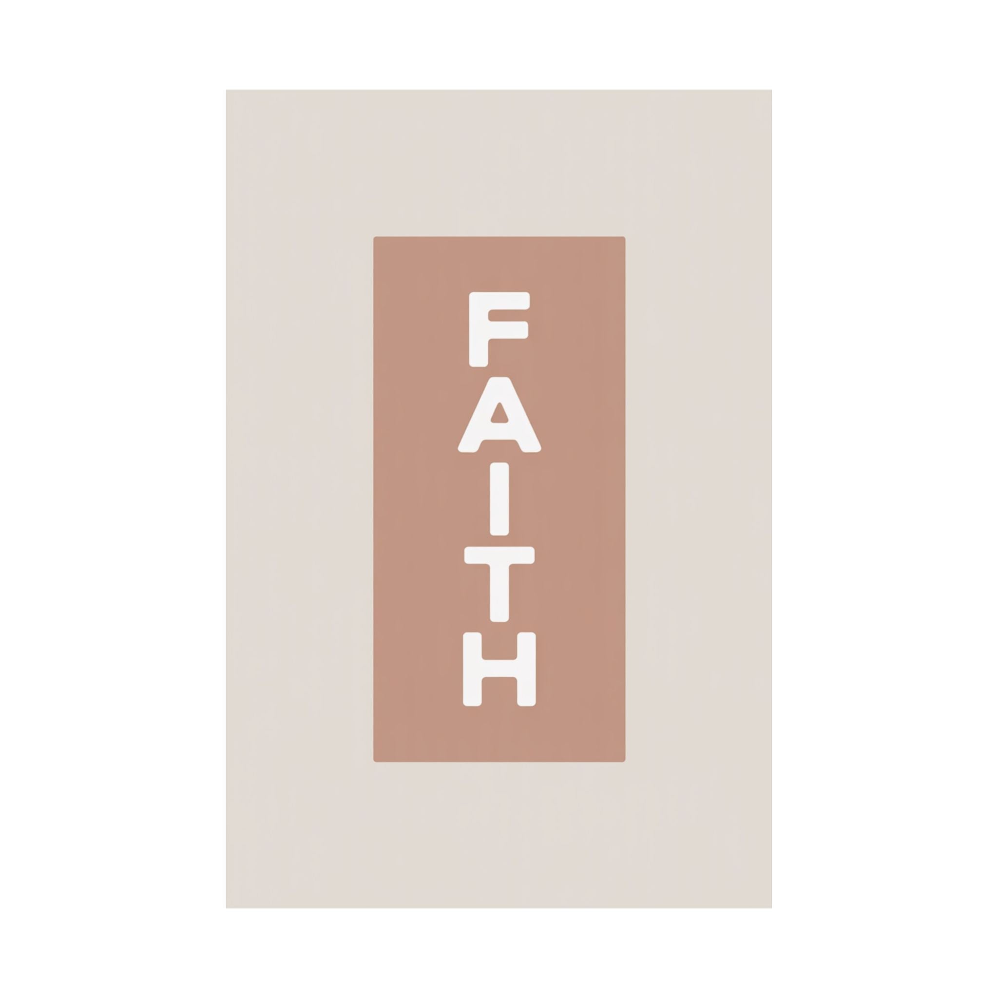 Minimalist Faith Pillar