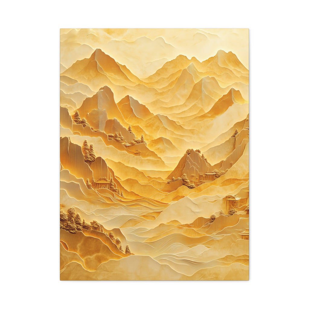 Golden Horizons Canvas