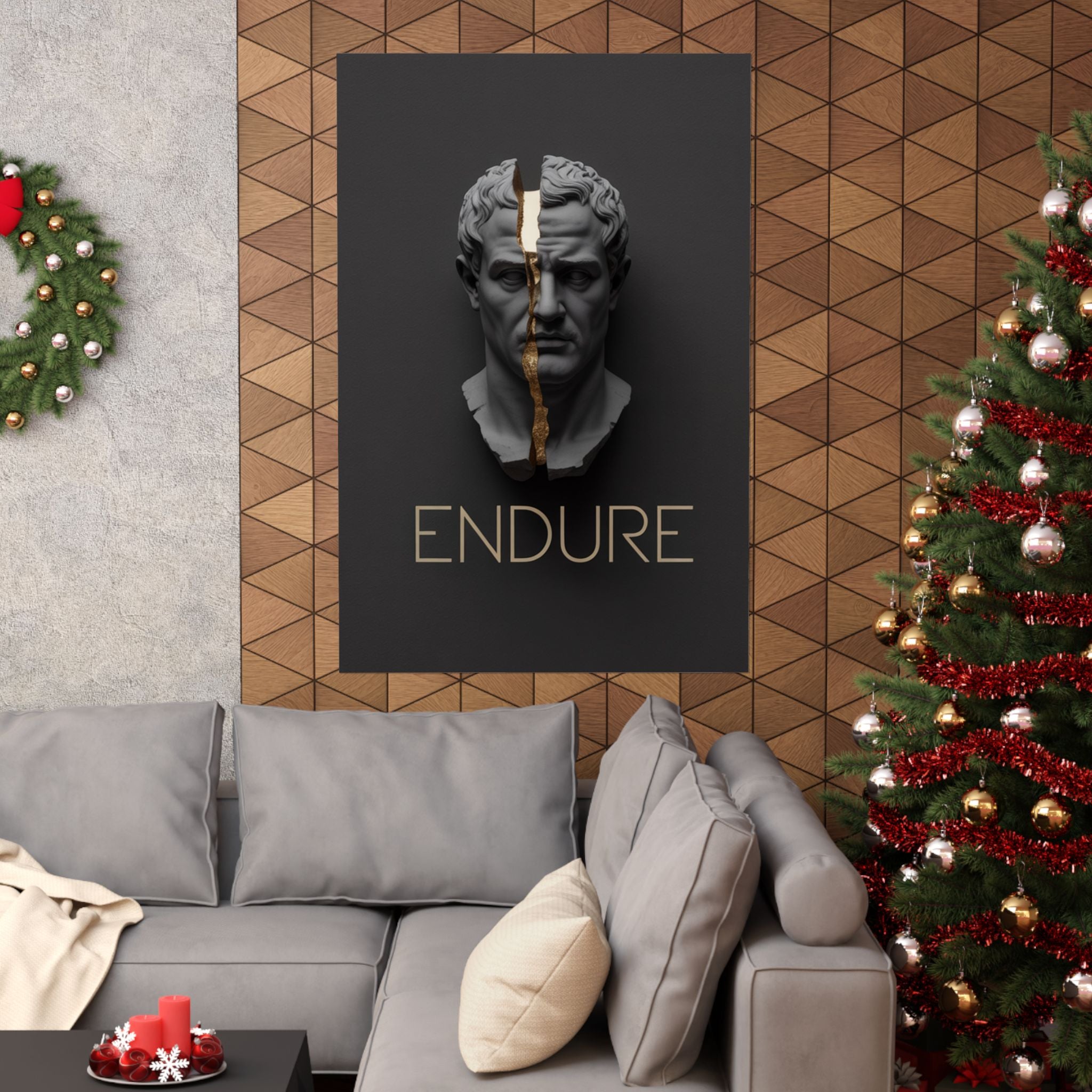 Gilded Stoic Endurance