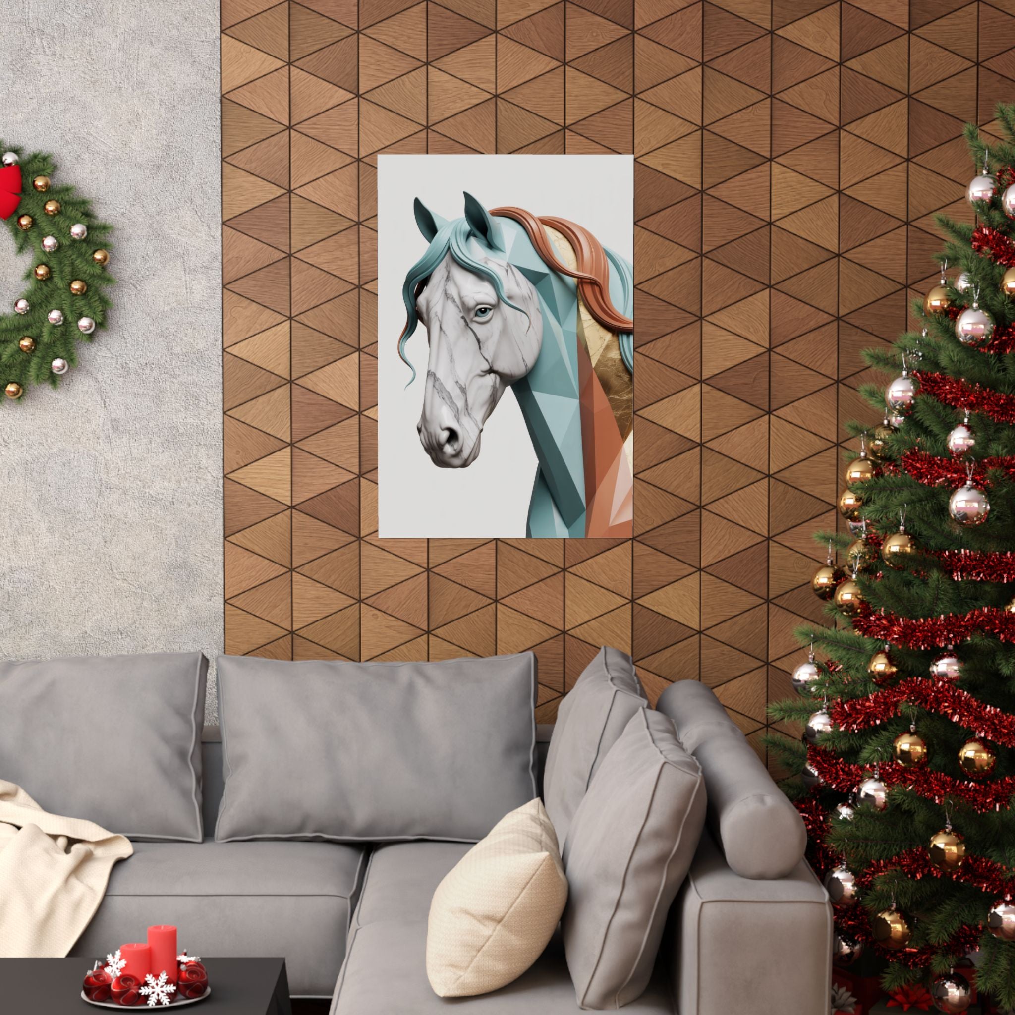 Prismatic Gilded Stallion
