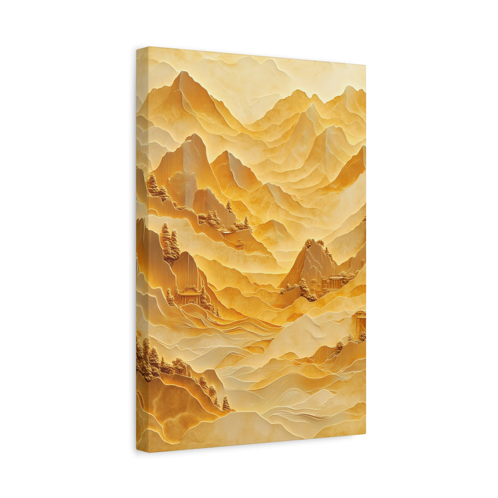 Golden Horizons Canvas