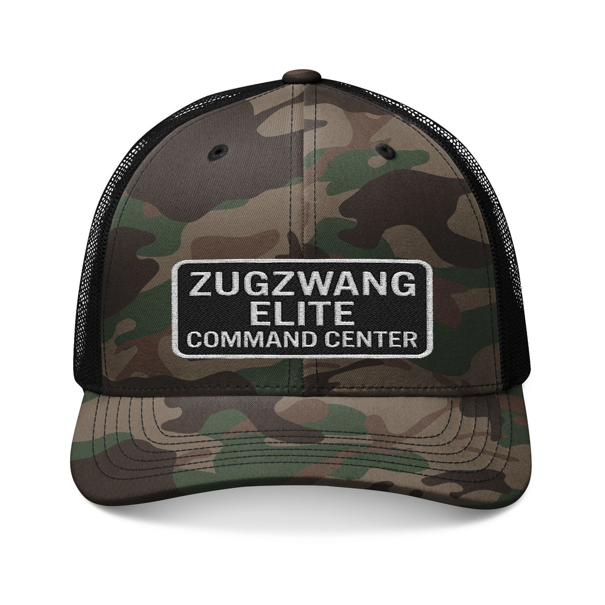 Zugzwang Elite Command Center Camouflage Trucker Hat