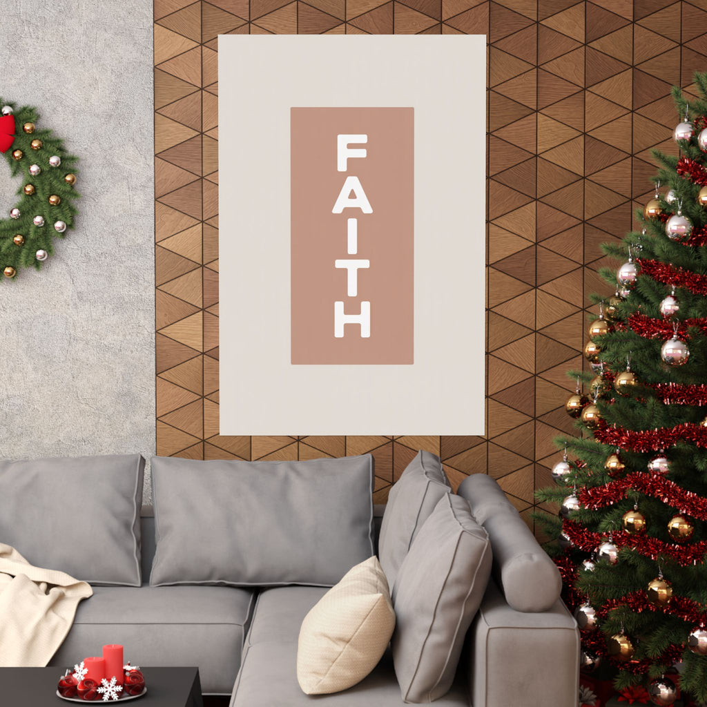 Minimalist Faith Pillar