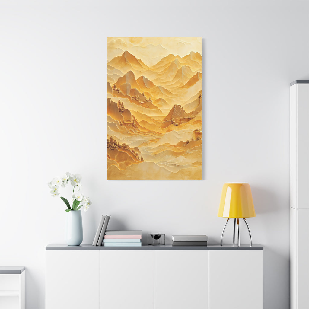 Golden Horizons Canvas