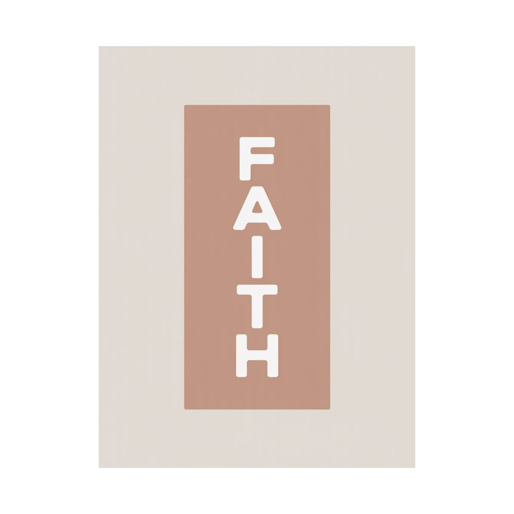 Minimalist Faith Pillar