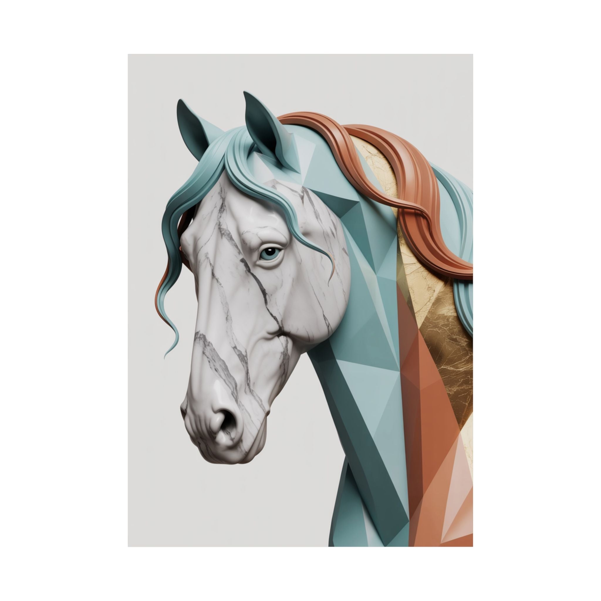 Prismatic Gilded Stallion