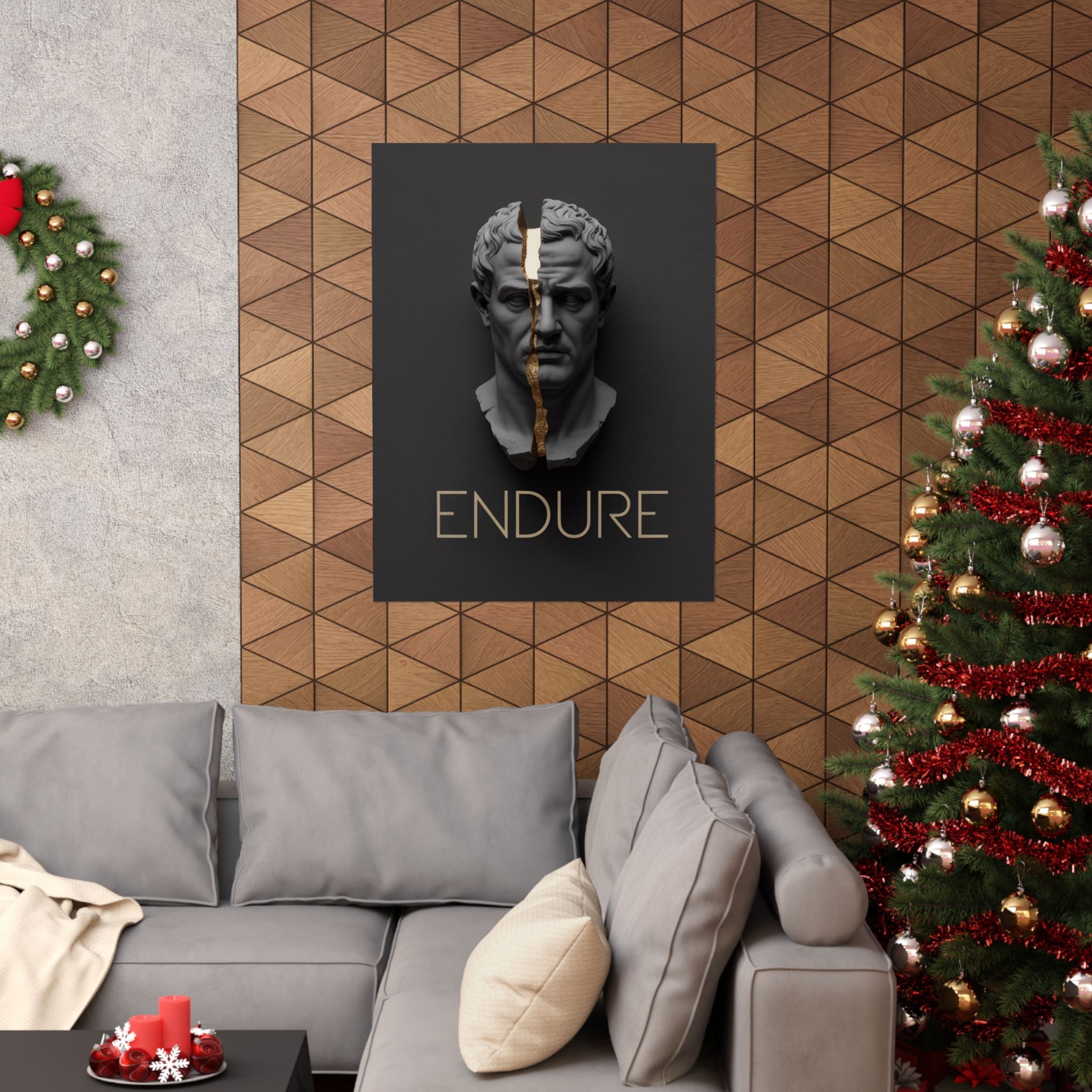 Gilded Stoic Endurance