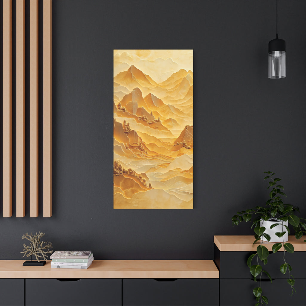 Golden Horizons Canvas