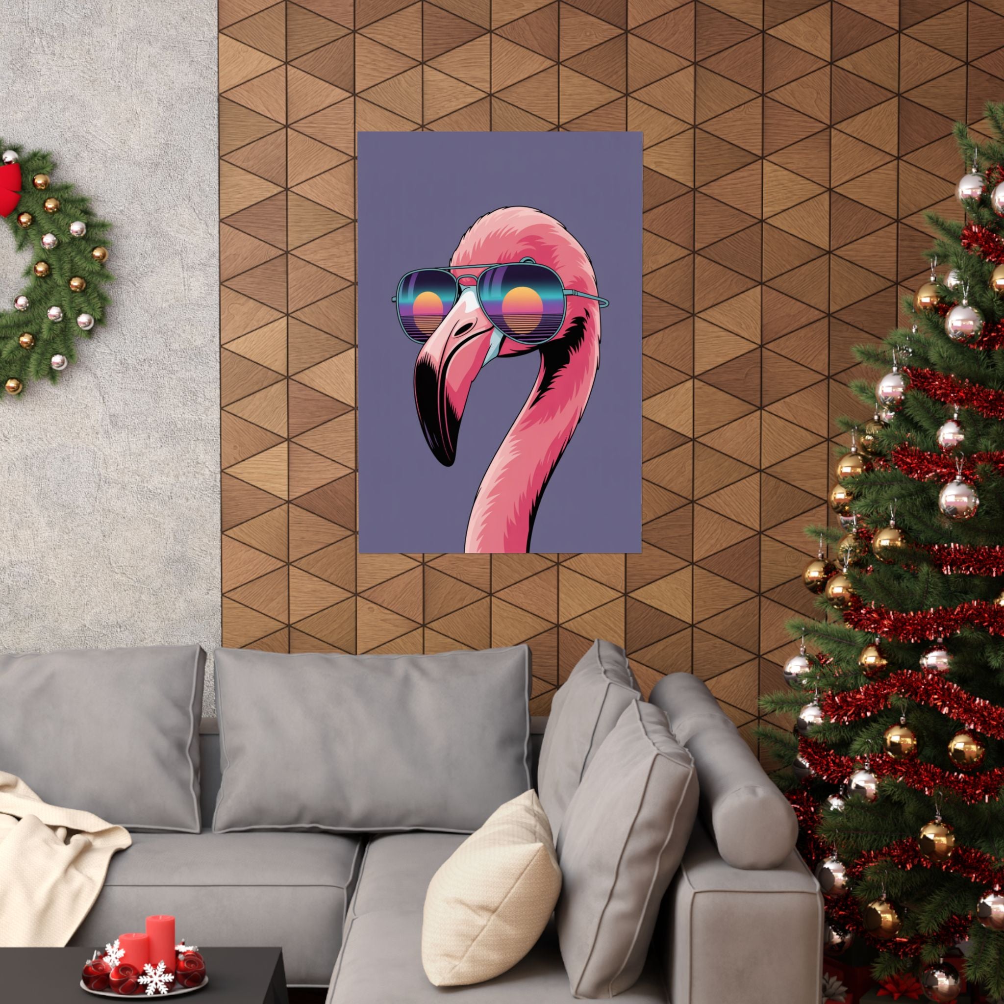 Retro Vice Flamingo