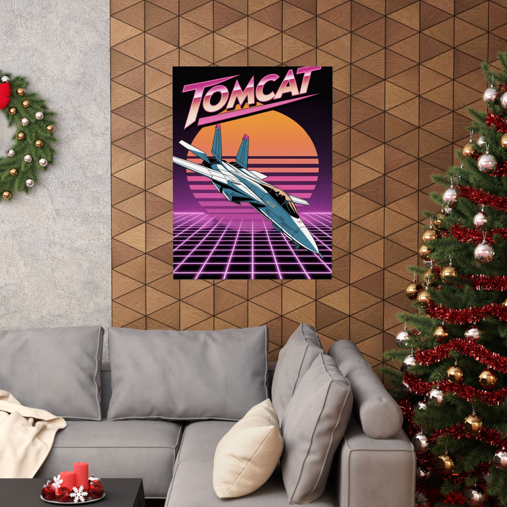 Synthwave Tomcat Horizon