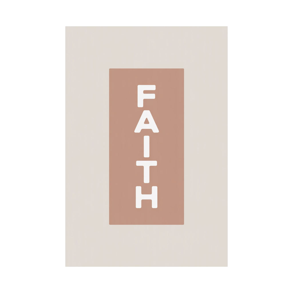 Minimalist Faith Pillar