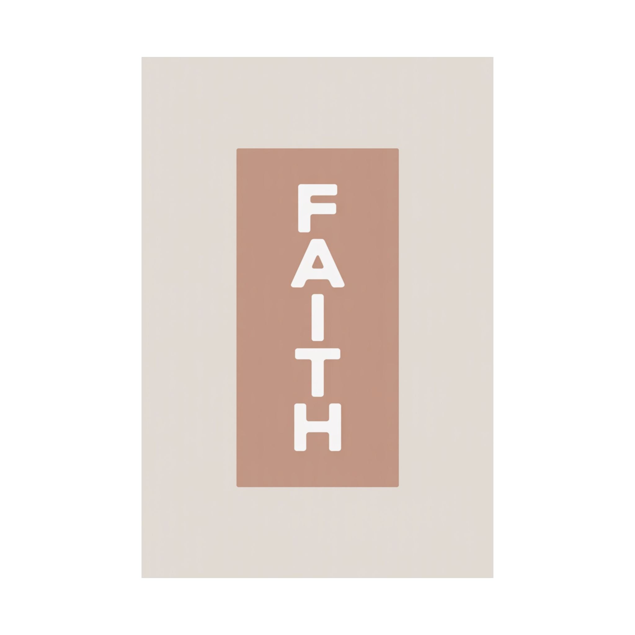 Minimalist Faith Pillar