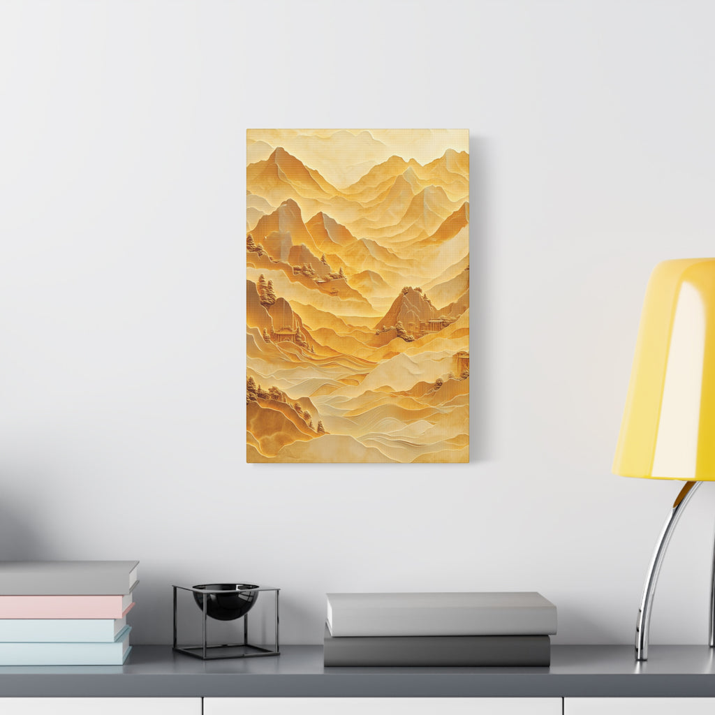 Golden Horizons Canvas