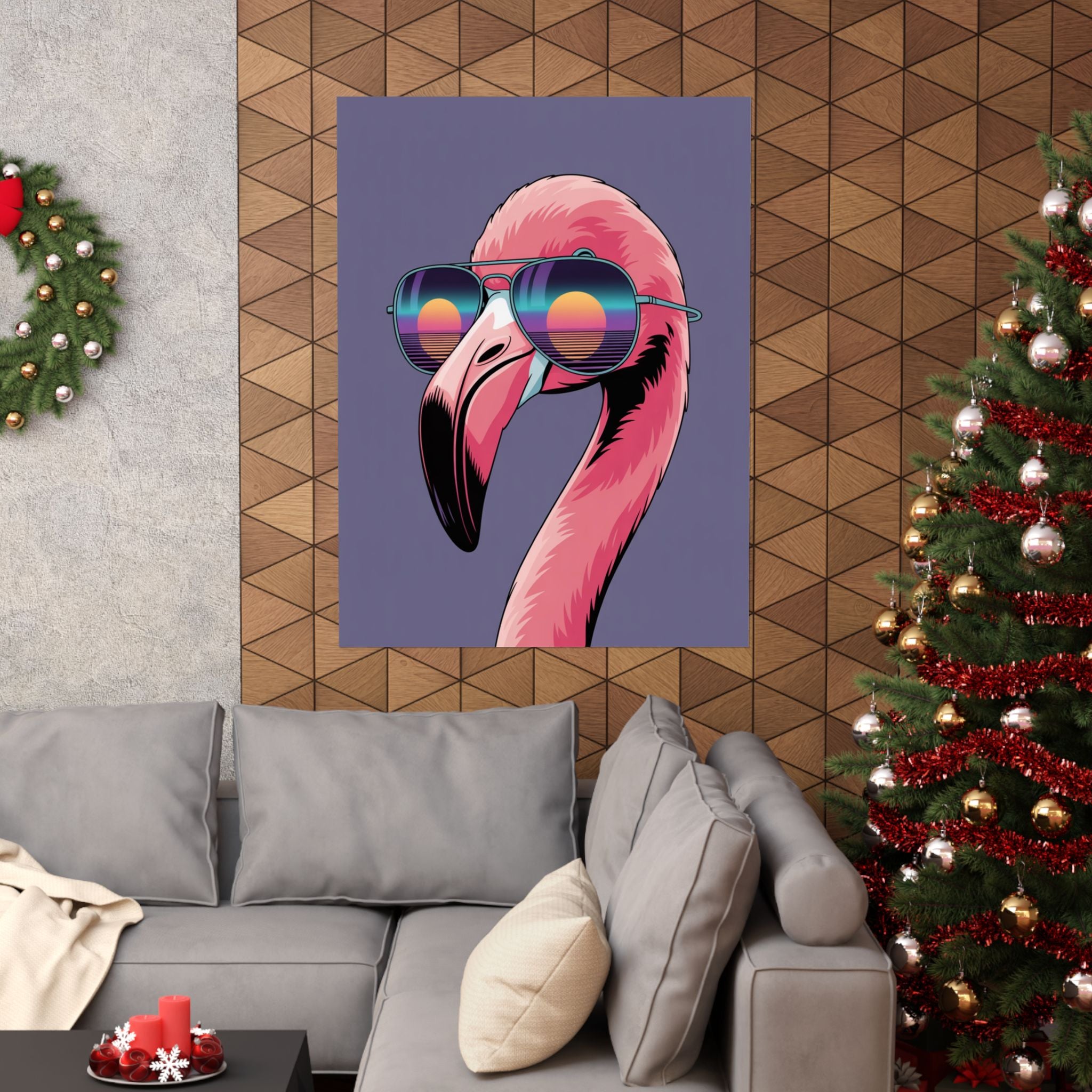 Retro Vice Flamingo
