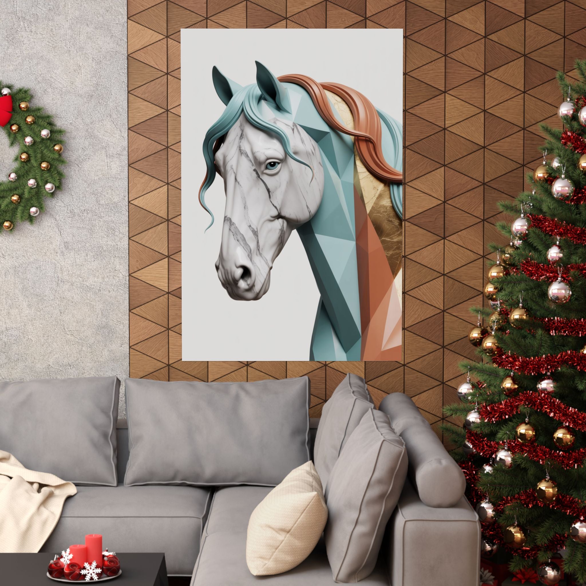 Prismatic Gilded Stallion