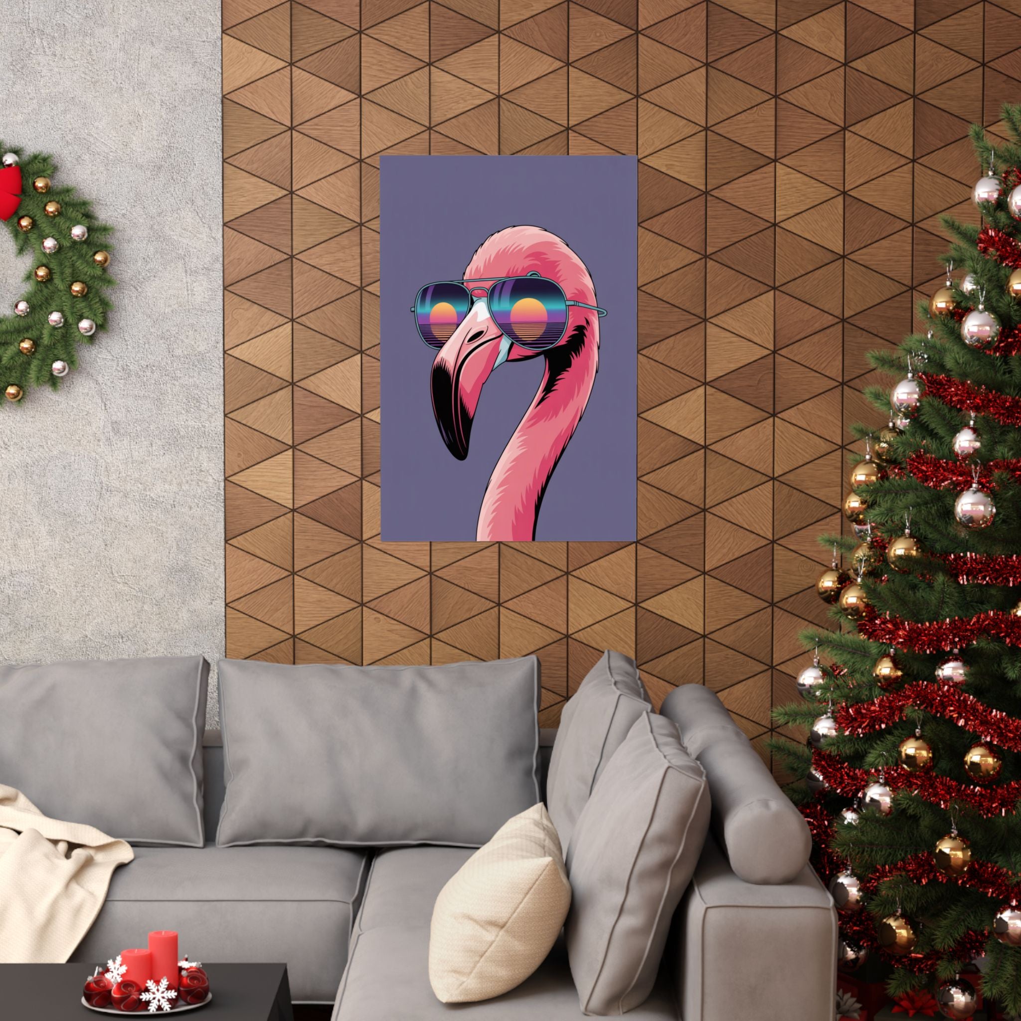 Retro Vice Flamingo