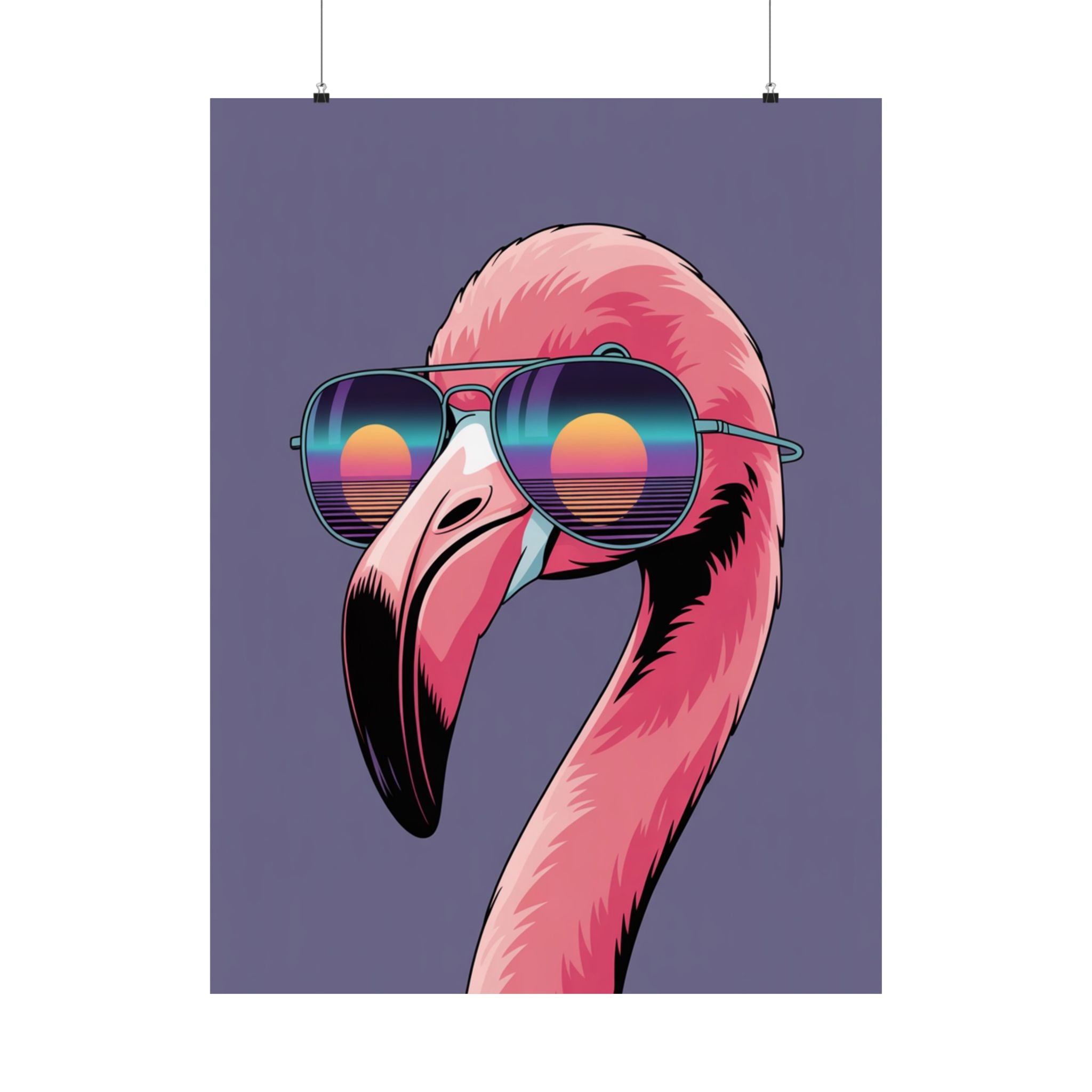 Retro Vice Flamingo