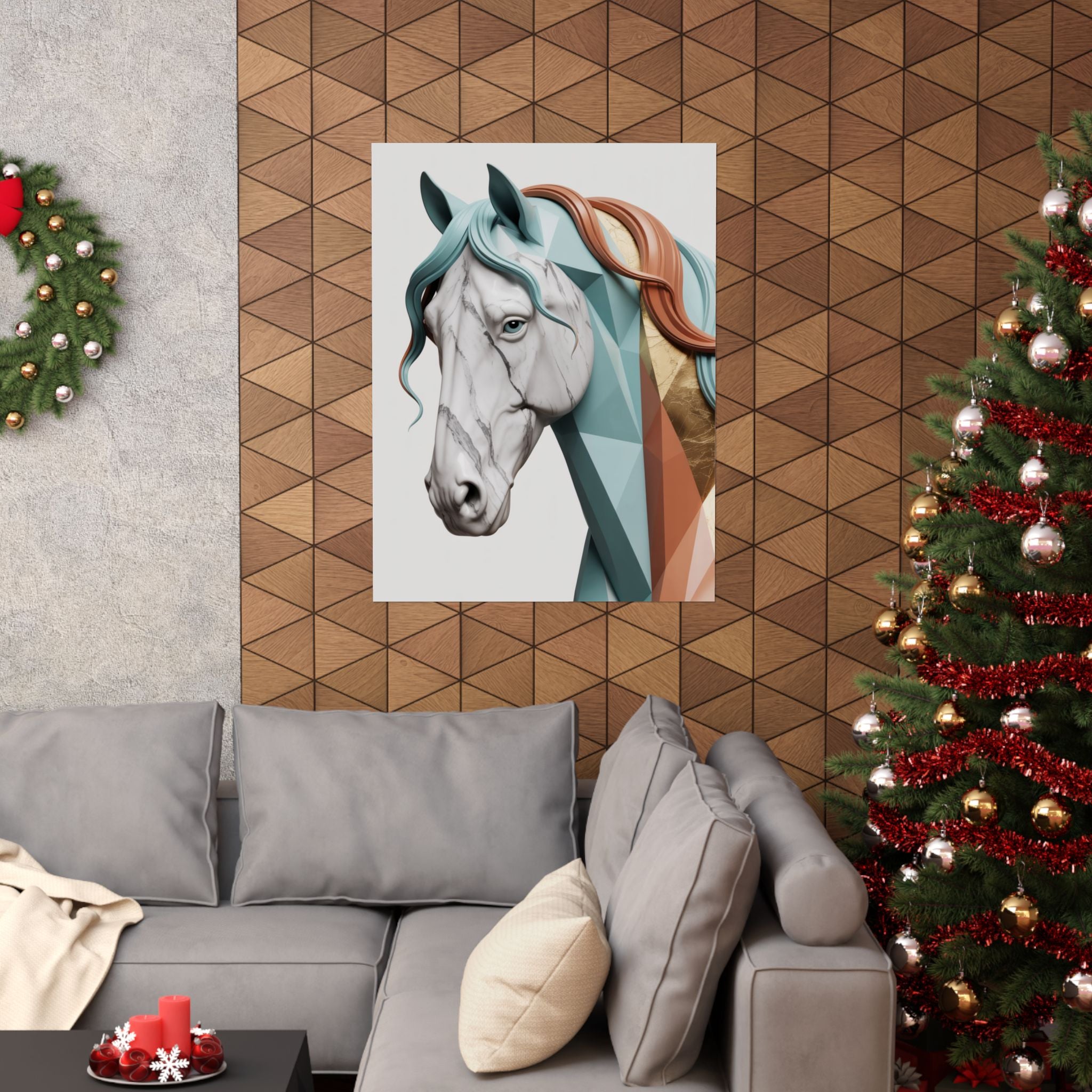 Prismatic Gilded Stallion
