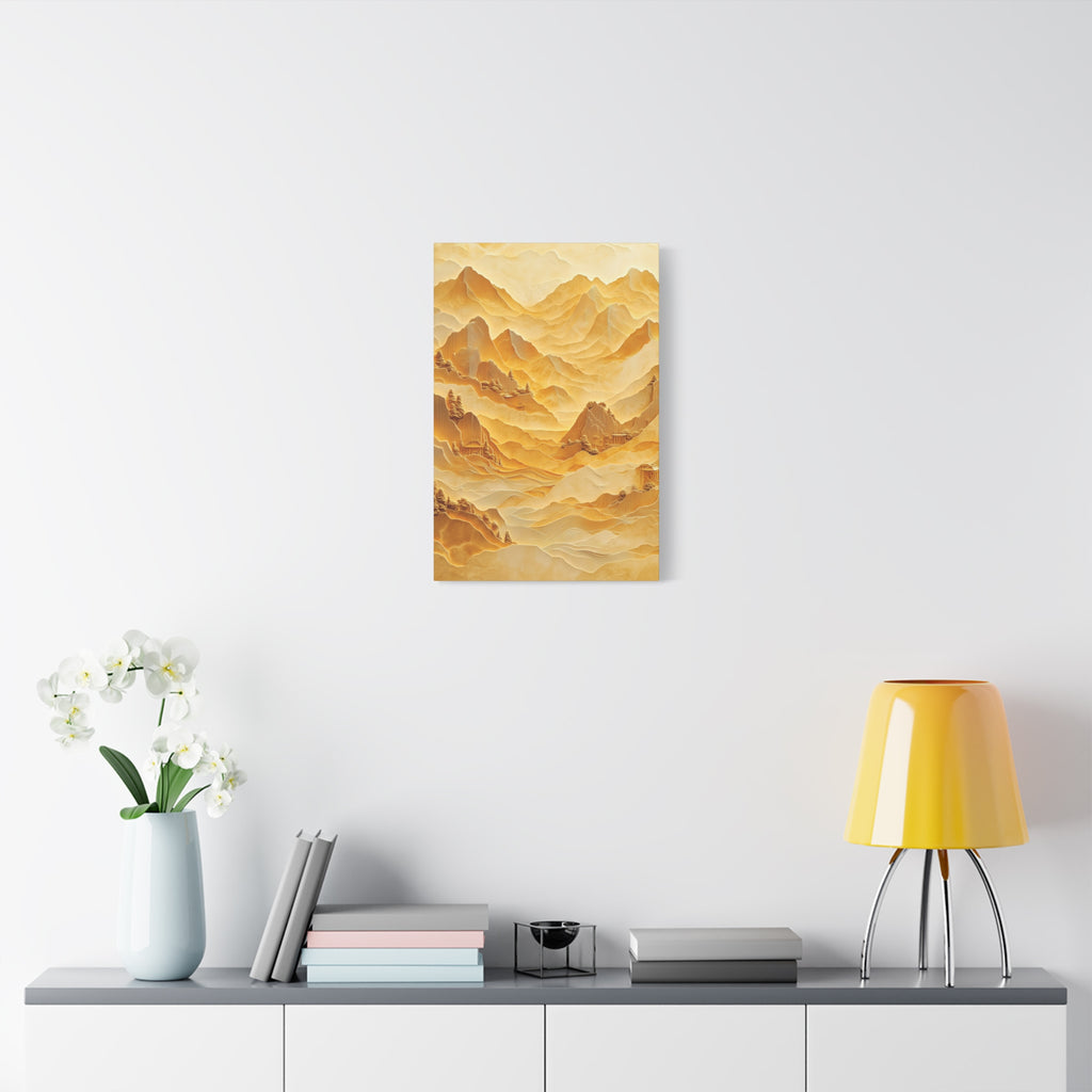 Golden Horizons Canvas
