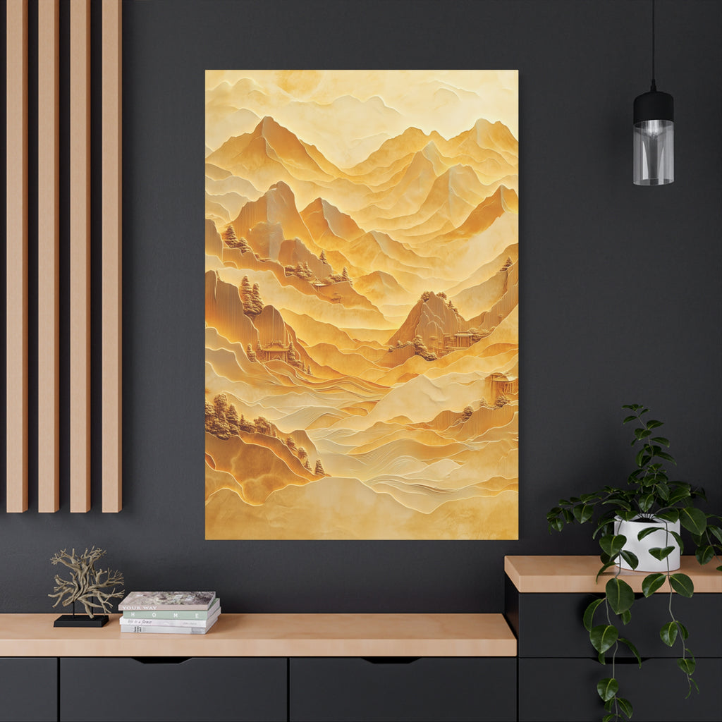 Golden Horizons Canvas