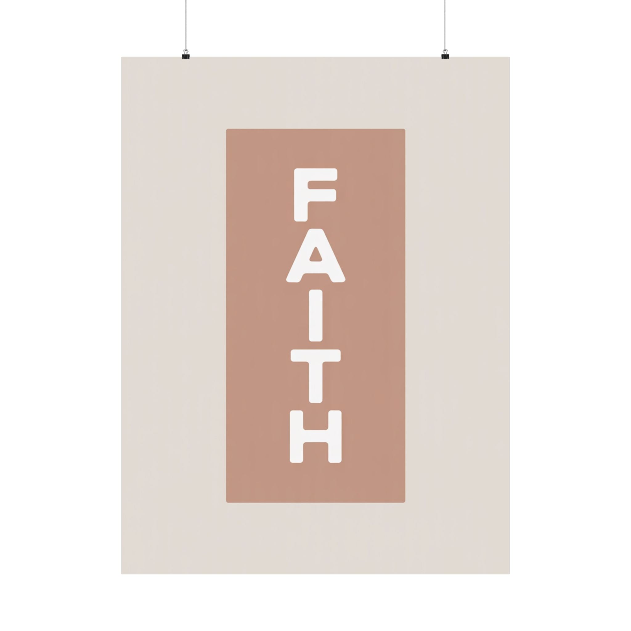 Minimalist Faith Pillar