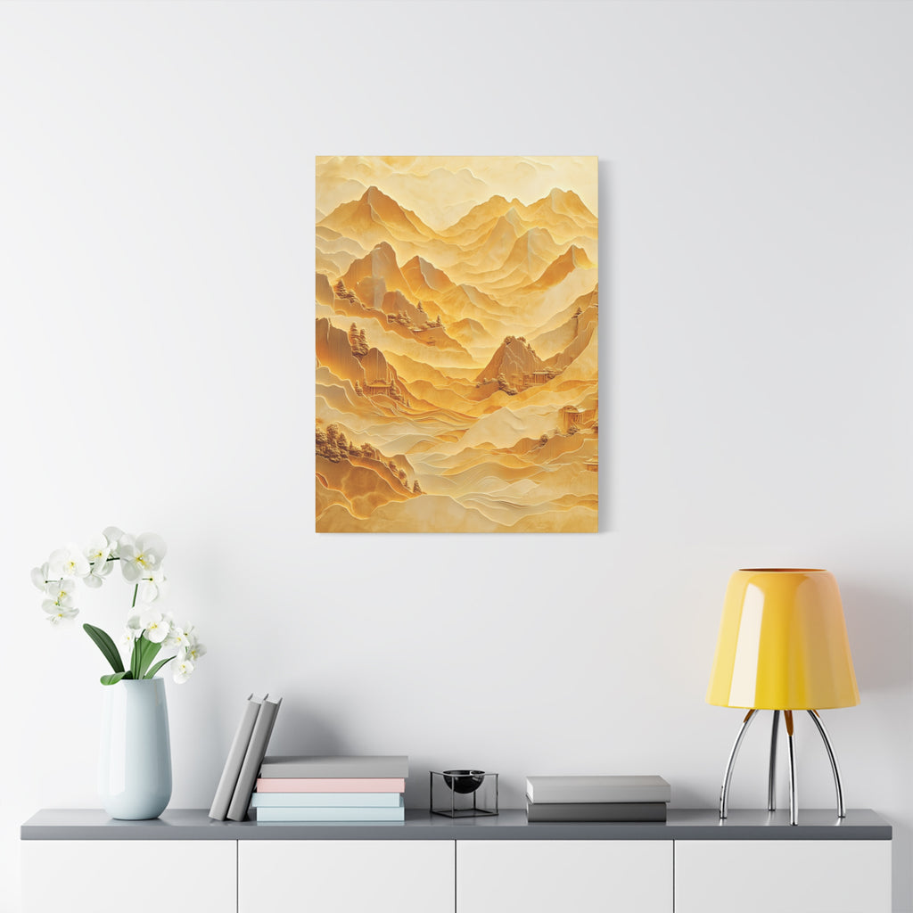 Golden Horizons Canvas