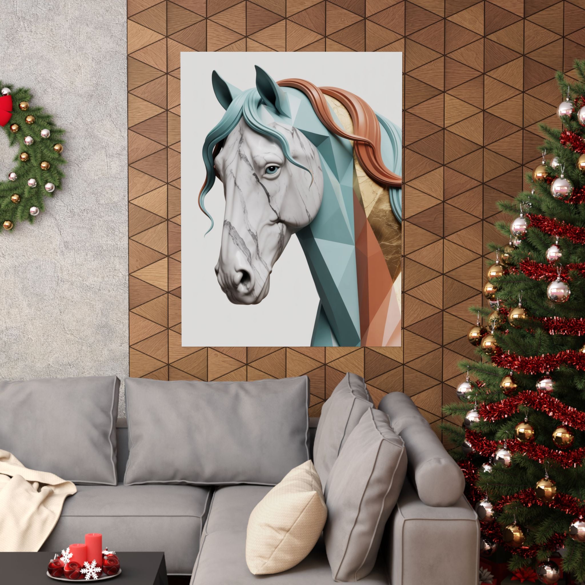 Prismatic Gilded Stallion