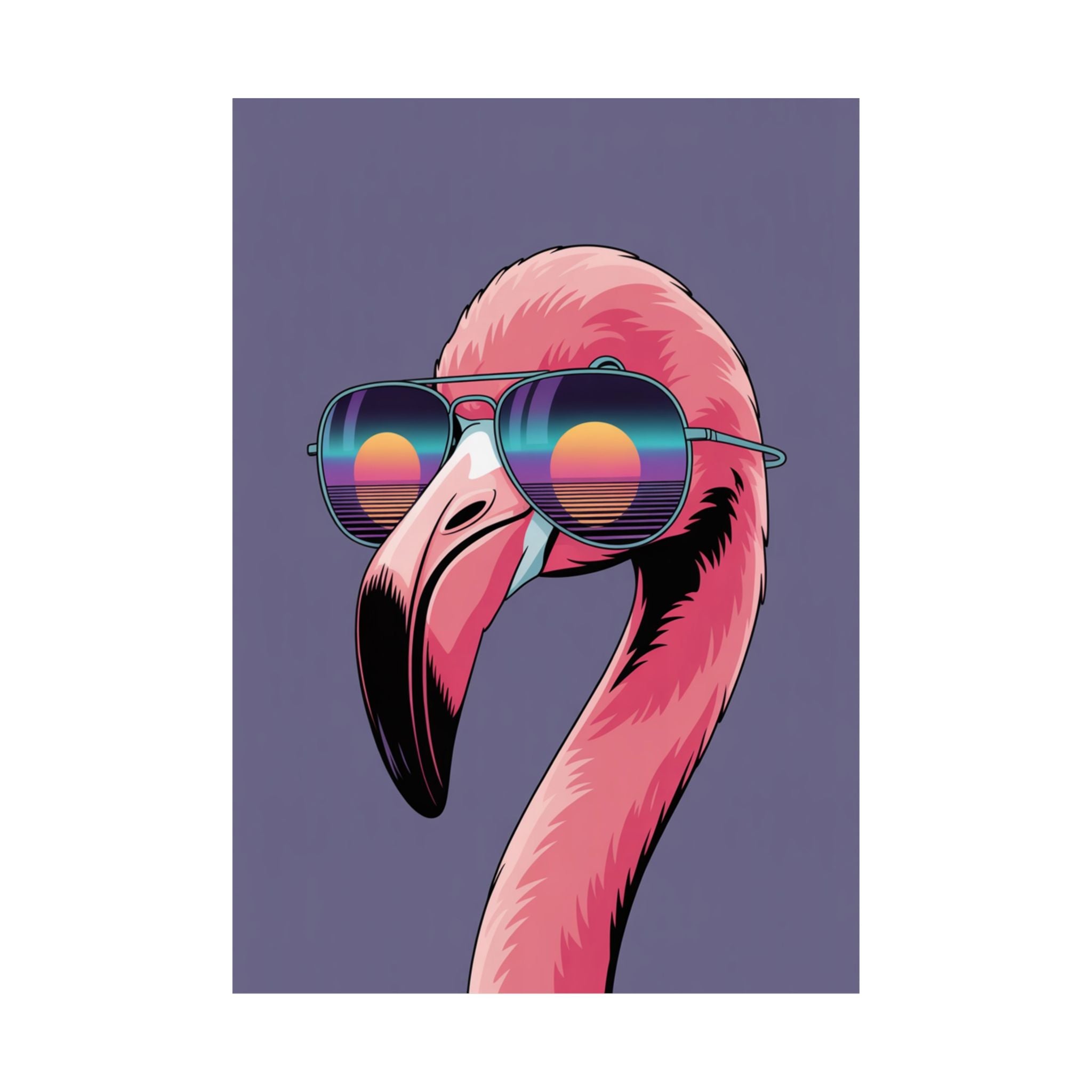 Retro Vice Flamingo