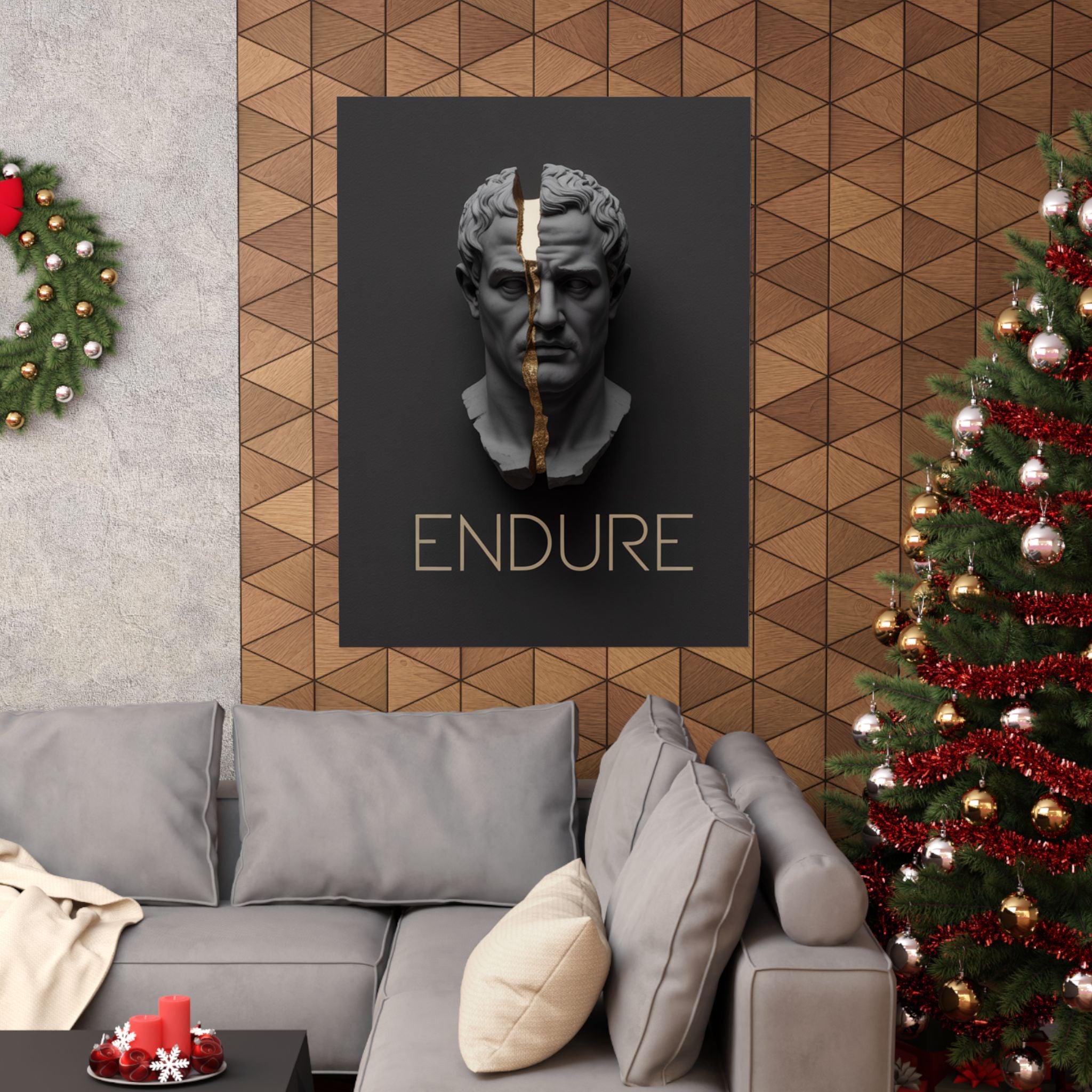 Gilded Stoic Endurance