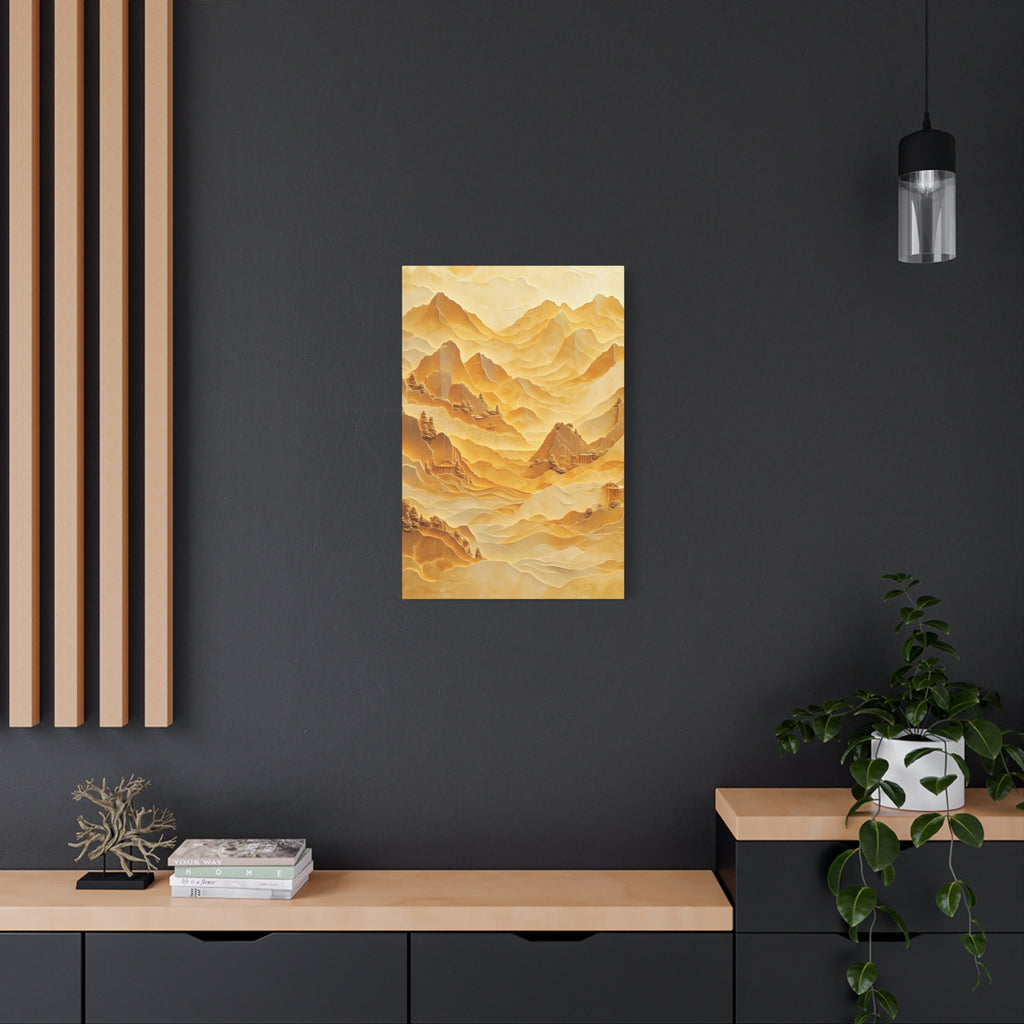 Golden Horizons Canvas