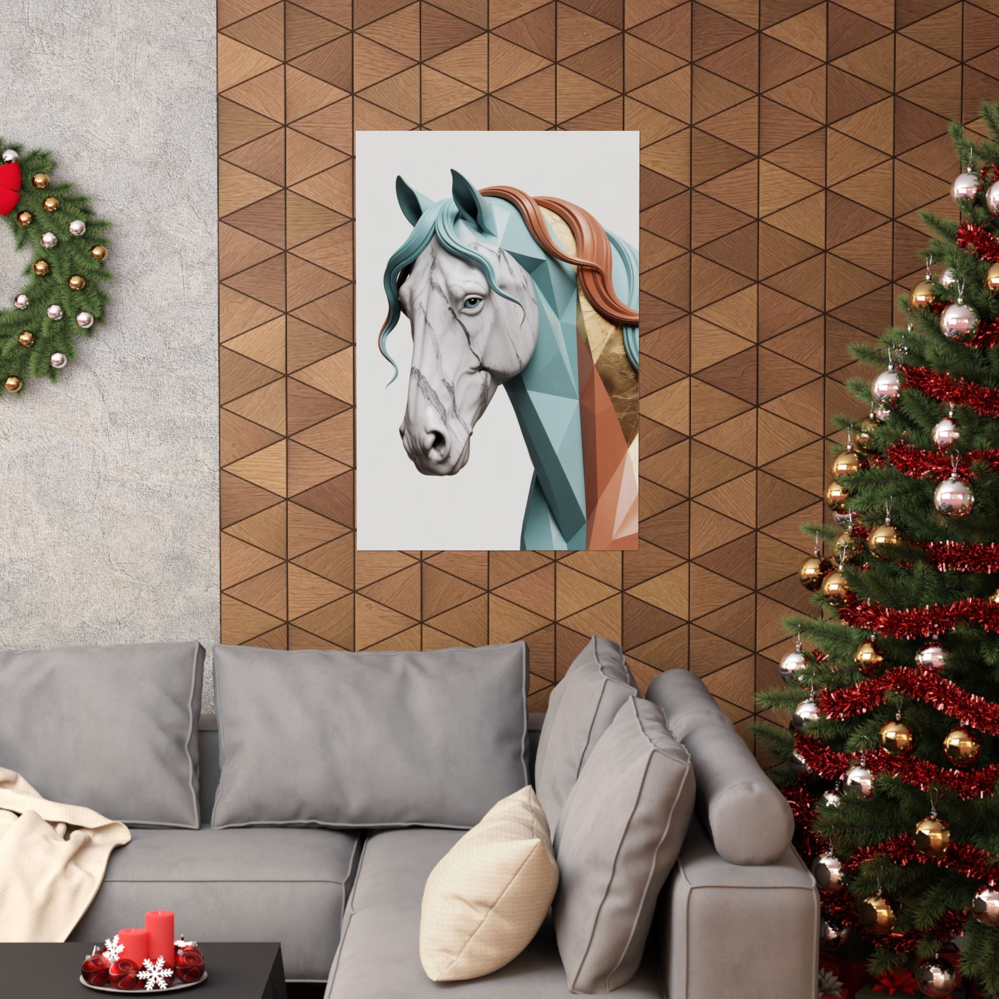 Prismatic Gilded Stallion