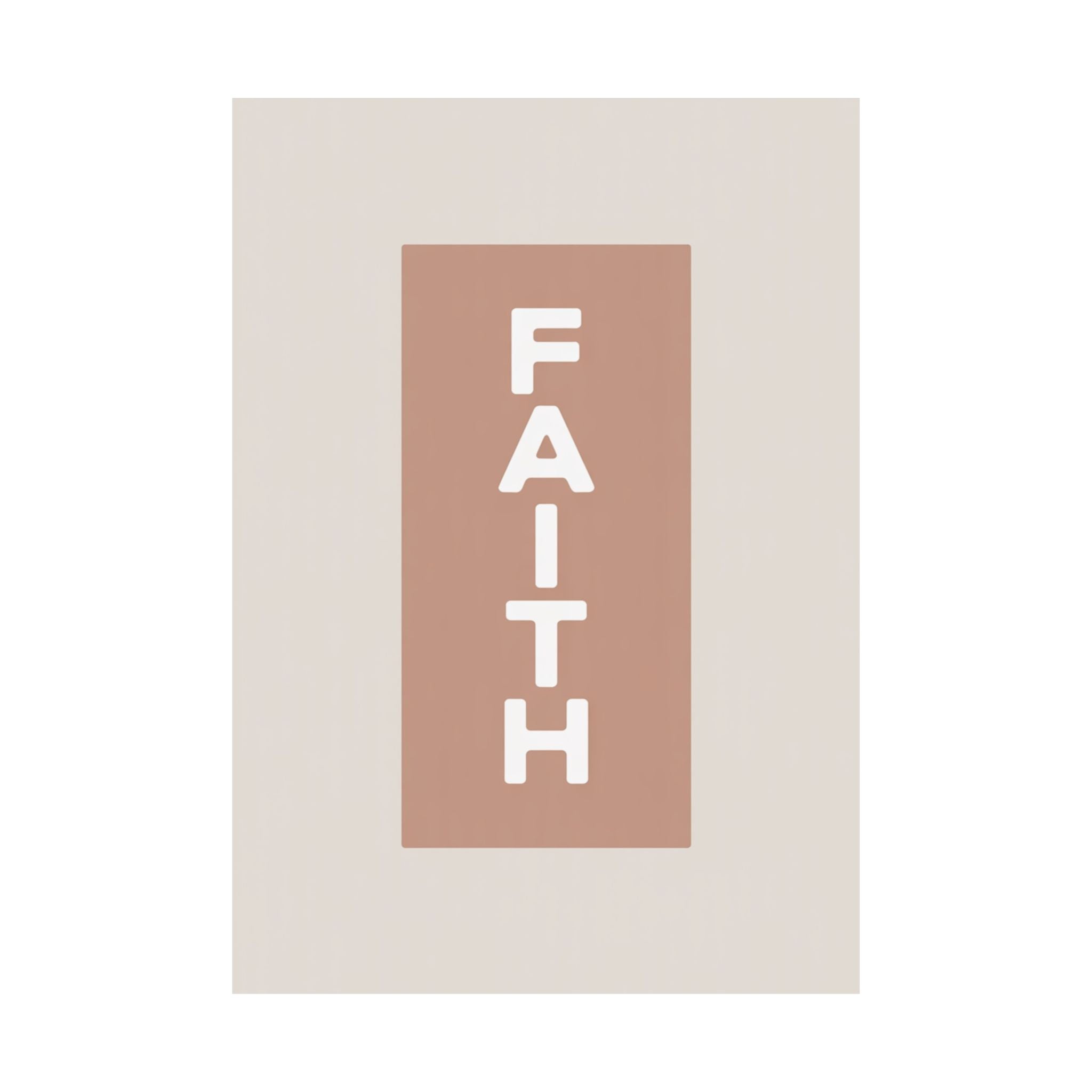 Minimalist Faith Pillar